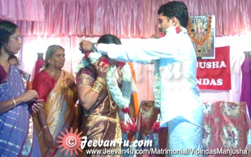 Vipindas Manjusha Marriage Photos